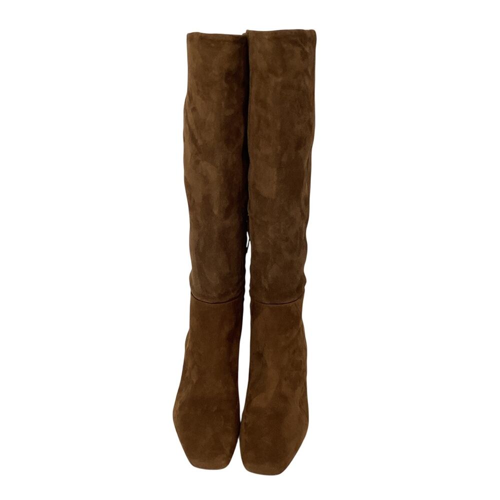 Sam Edelman Suede Toasted Coconut Leigh Boots Size 8.5 - Picture 4 of 5